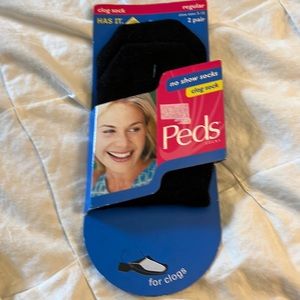 Peds clog socks 2 pair